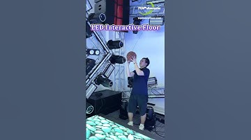 Interactive Floor: LED Interactive Floor, make your event more interesting!  #leddisplay #shorts