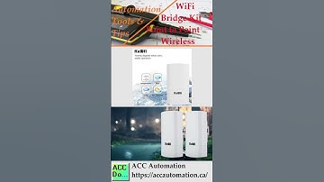 Automation Tools - Must have WiFi Bridge Kit Point to Point Wireless