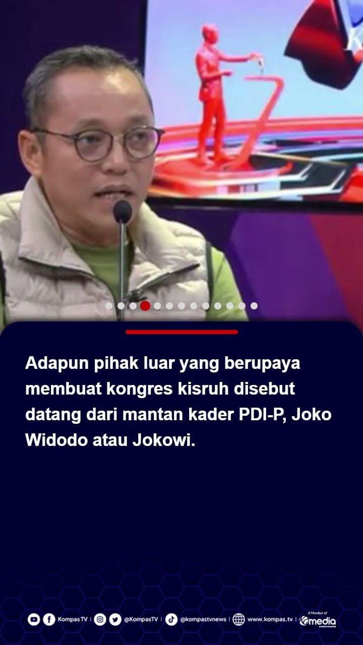 PDI-P Cium Upaya Pihak Luar Ingin Kongres Partai Gaduh #pdiperjuangan #megawatisoekarnoputri #pdip