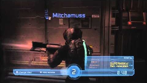 Dead Space 2 Multiplayer Gameplay - Humanside on Solar Array