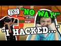 He Tried To HACK In An Arsenal 1v1 For ROBUX... (ROBLOX)