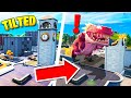 LE NOUVEAU DINOSAURE A DÉTRUIT TILTED TOWERS !! (Fortnite Chapitre 3)