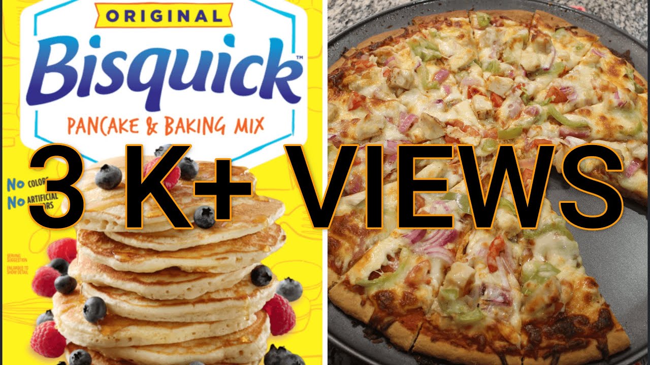 No Yeast Instant Pizza|PANCAKE MIX Pizza|USA Tamil Vlog