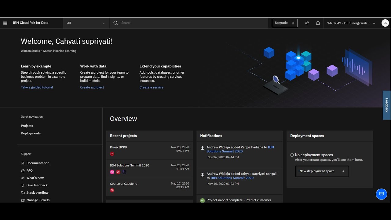 IBM Cloud Pak for Data Demo (Covid19 Project) - YouTube