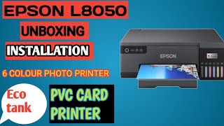 EPSON L8050 INSTALLATION | UNBOXING |  INK REFILL | PVC CARD PRINTER by COPIER ZONE 827 views 11 months ago 8 minutes, 7 seconds