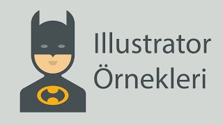 Illustrator Örnekleri Batman Çizimi @TKcode