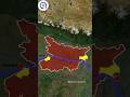 🏞️ Ganga river system through animation 🗺️ #shorts #bpscconceptwallah #riversystem #youtube