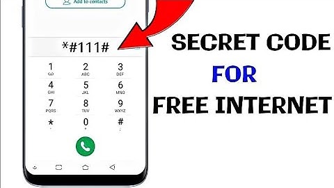 Secret Code For Free Internet for Every Android