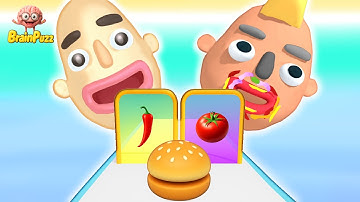 🍔 Sandwich Runner VS Burger Stack 3D EP2 Cooking Games - All Levels SpeedRun Gameplay Walkthrough 