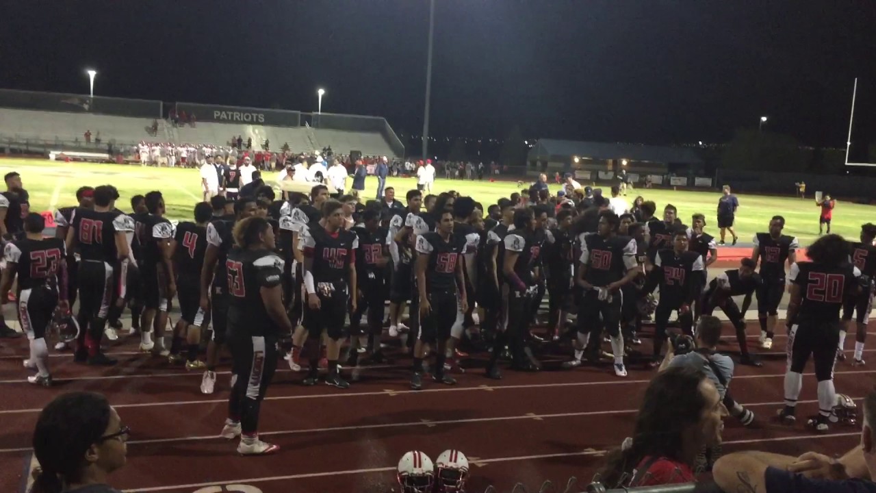Liberty High School Haka after a win