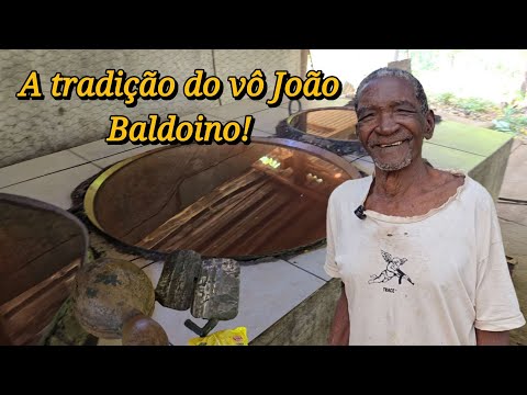 A good chat and lessons from Grandpa João on the farm!