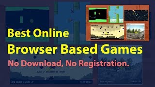 Best Browser-based Online Games without Download or Registration