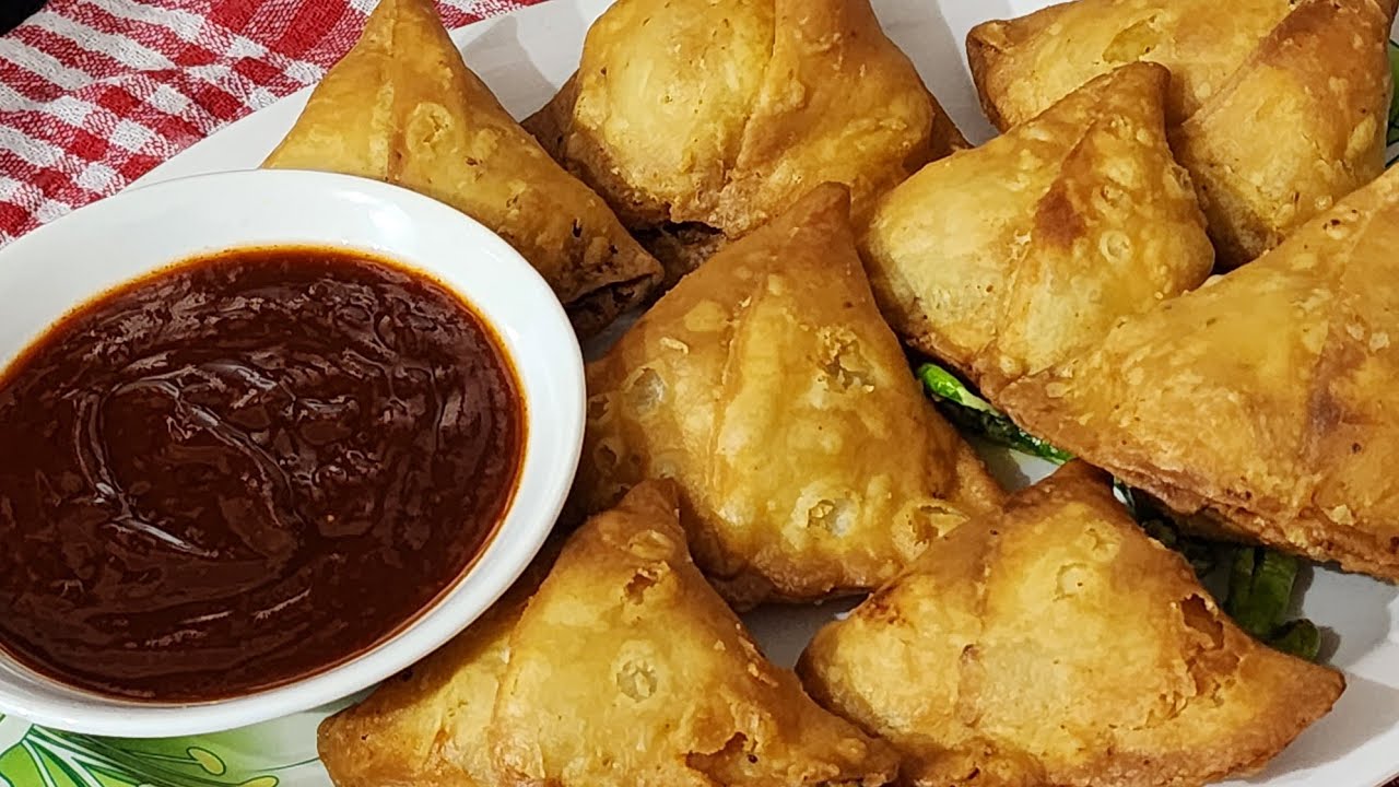 Ramzan special2  kesam ki samose chicken aur aloo ke samose aur khatti meethi chutney  part 1