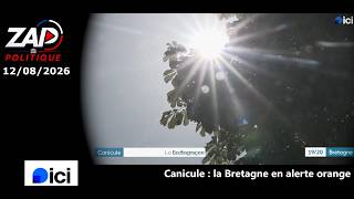 Zapping Actu Politique Du 12 Août 2026 À Sec...