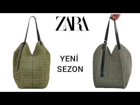 ZARA YENİ SEZON BÜYÜK BOY 2.290 TL TOTE ÇANTA YAPIYORUZ🧶