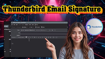 Hoe u een handtekening toevoegt aan Thunderbird-e-mails | Automatische installatie (2025)