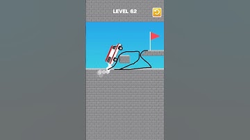Draw Bridge Puzzle Game Level 62 #shorts