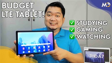 SAMSUNG GALAXY TAB A7 - ALL AROUND LTE TABLET! | MEGA ONE UNBOX