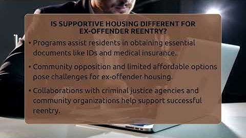 Is Supportive Housing Different For Ex-offender Reentry? - Jail & Prison Insider
