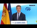 Feijóo arremete contra los casos de corrupción de Sánchez: “Son sus últimas navidades en la Moncloa”