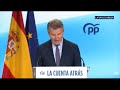 Feijóo arremete contra los casos de corrupción de Sánchez: “Son sus últimas navidades en la Moncloa”