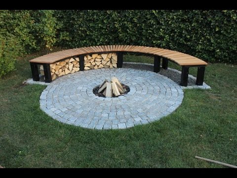 Feuerstelle im garten selber bauen. gartenbank feuerstelle selber ...