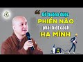 Muốn buông phiền não phải hạ cái tôi - Thầy Thích Pháp Hòa