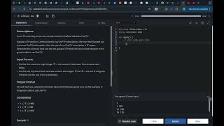 Codechef Problem-Subscriptions