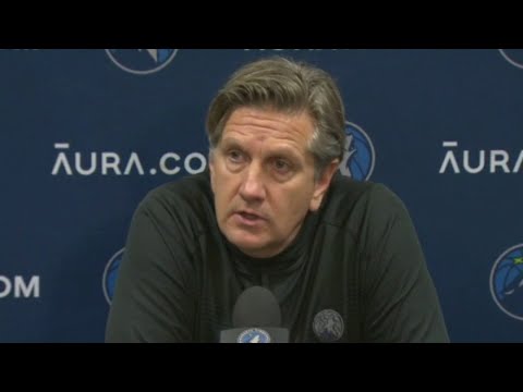 Wolves head coach Chris Finch reacts to 110-108 loss to Hornets