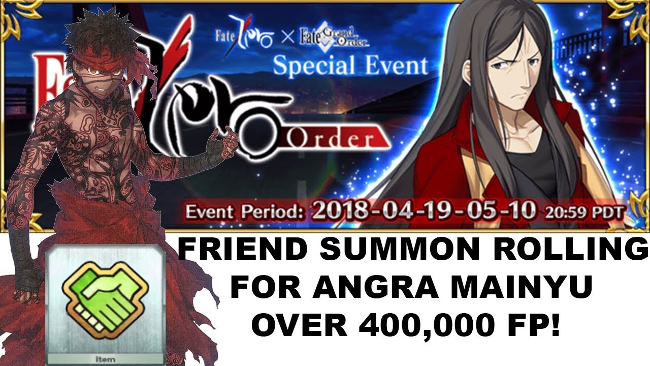 ANGRA MAINYU! - FP Gacha Rolls - Over 400,000 FP! [FGO NA] (Stream)