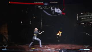 Injustice 2 Beta Black Canary Command Grab Combo