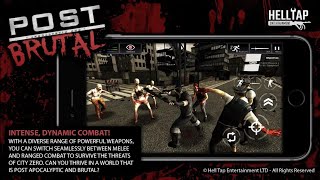 Post Brutal: Zombie Action RPG gameplay (Android, iOS) screenshot 1