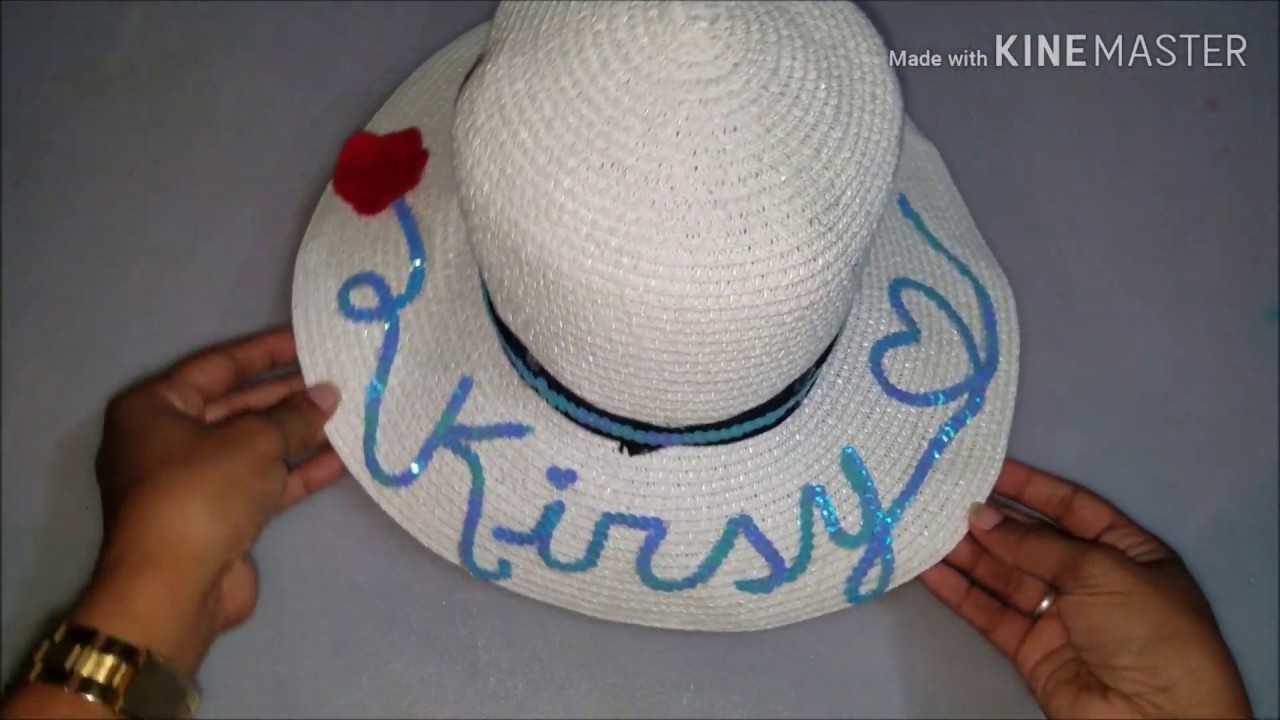 sombrero personalizado - YouTube