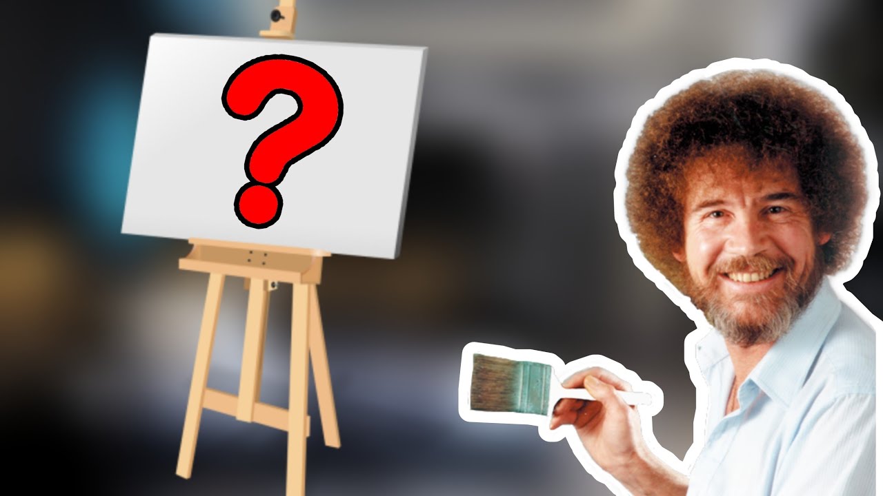 I Tried Following A Bob Ross Painting Tutorial - EVYETA