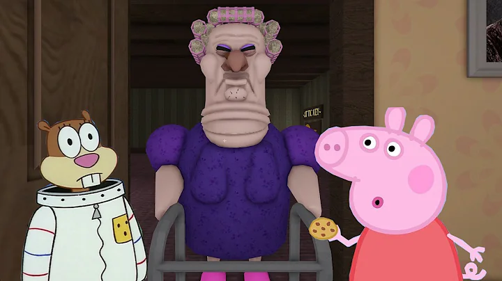 Peppa Pig and Sandy in GRUMPY GRAN HOUSE! Roblox Escape