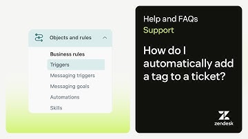 How do I automatically add a tag to a ticket?