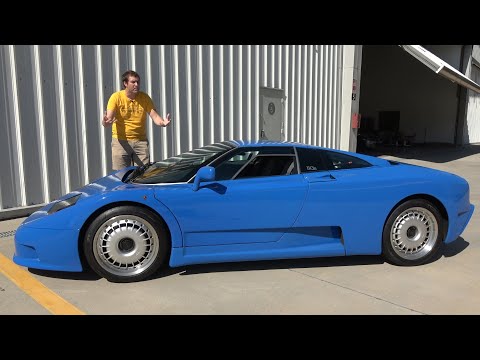 Видео: Bugatti EB110 - это ультра-редкий, ультра-причудливый Bugatti из 90’х