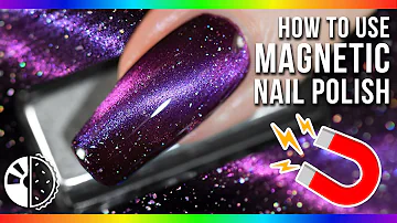 How-To 🧲 Magnetic Nail Polish at Home! No Gel!