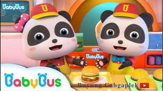 Restoran panda kecil | Pratinjau permainan | Game pendidikan untuk anak | Babybus screenshot 2