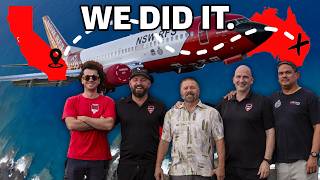 Ferrying a 737 Tanker Plane From California to Australia