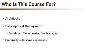 Software Architecture Case Studies (2/54)