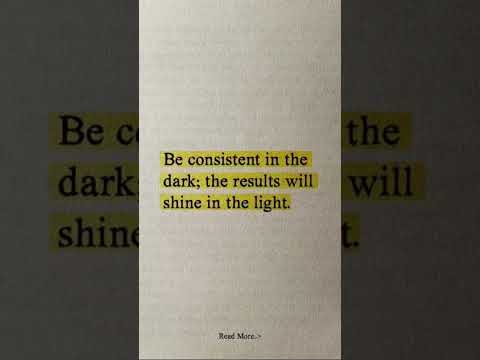 Shine Through Consistency ✨