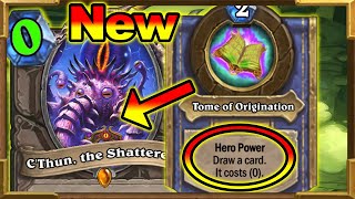 I Created This Deck! OTK C'Thun, But Is Quest Control Warlock! Darkmoon Faire New Deck | Hearthstone