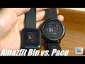 Comparison: Huami Amazfit Pace VS. Bip Smartwatch