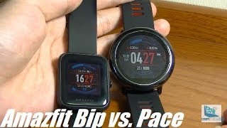 Comparison: Huami Amazfit Pace VS. Bip Smartwatch