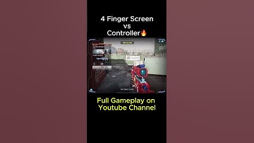 4 finger screen vs controller 1v1 10 #codm