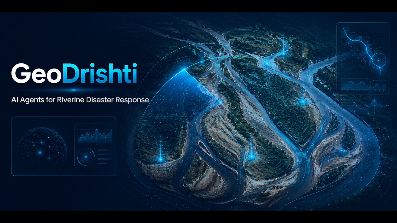 GeoDrishti: Autonomous Multi-Agent Geospatial Assistant