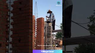 OMG, This Tiny Construction Lift is a Literal Life-Saver!😂 My Back is Officially So Jealous! #tools