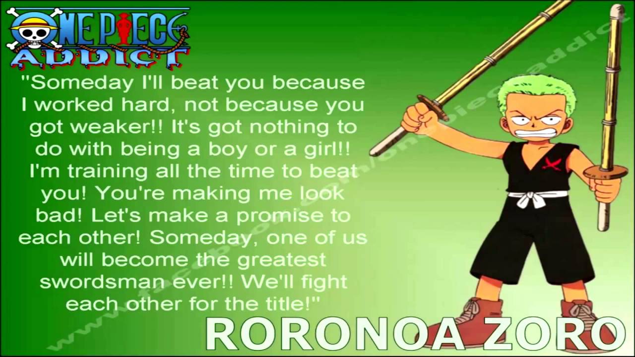  One  piece  best quotes  from Luffy  Zoro Sanji YouTube