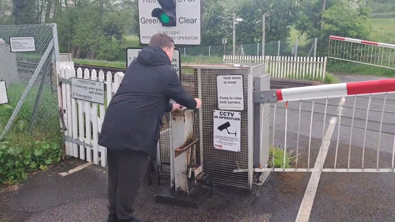 Whitehall Road Pump Barrier Operated Level Crossing (Kent) Monday 6th May 2024